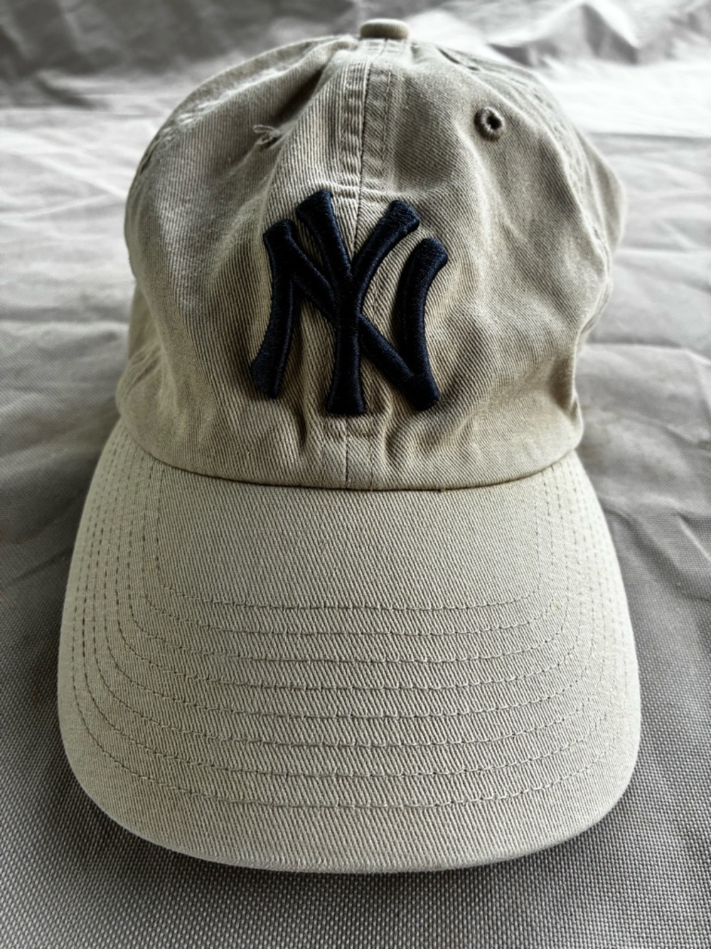 New York Yankees 47 Brand adjustable Beige Dad Hat